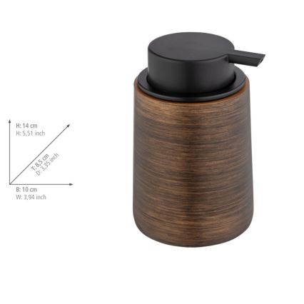 WENKO 25352100 - PALENA szappanadagoló 10x14 cm, bronz