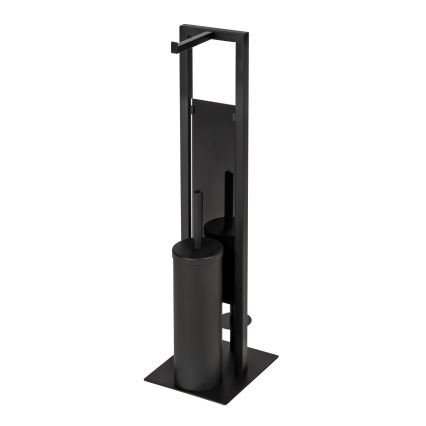 WENKO 25400100 - WC-kefe RIVALTA 18x70 cm fekete