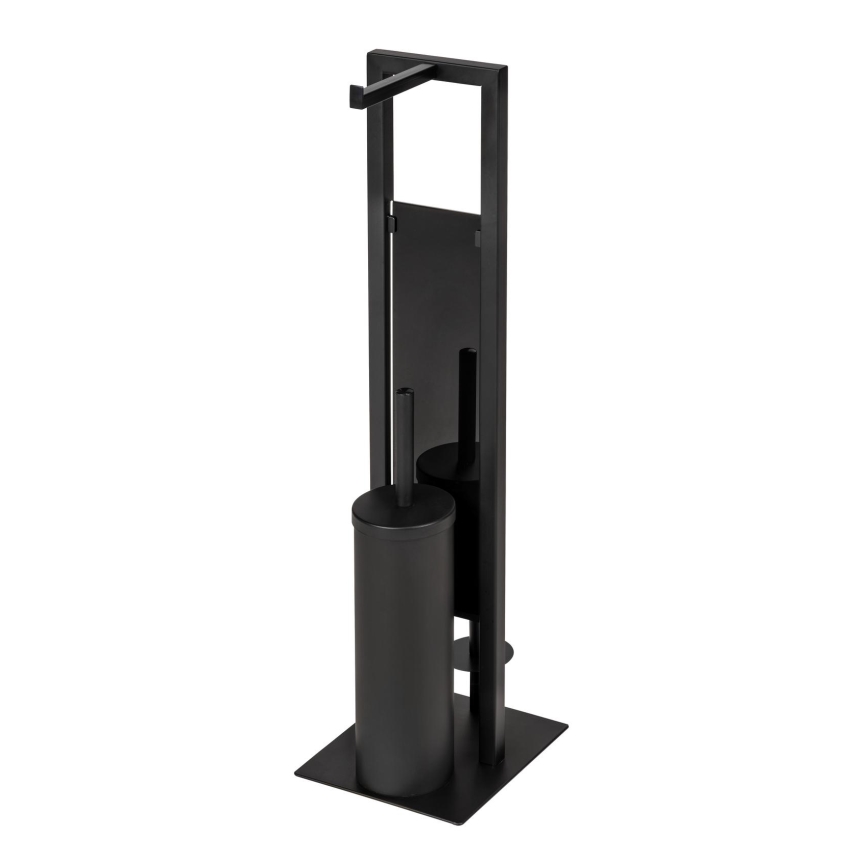 WENKO 25400100 - WC-kefe RIVALTA 18x70 cm fekete