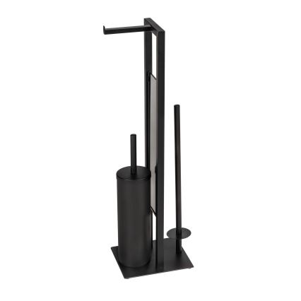 WENKO 25400100 - WC-kefe RIVALTA 18x70 cm fekete