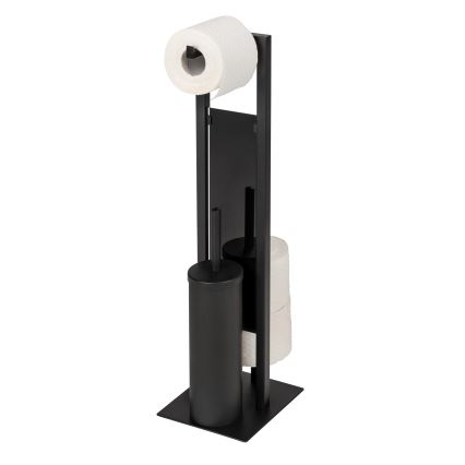 WENKO 25400100 - WC-kefe RIVALTA 18x70 cm fekete