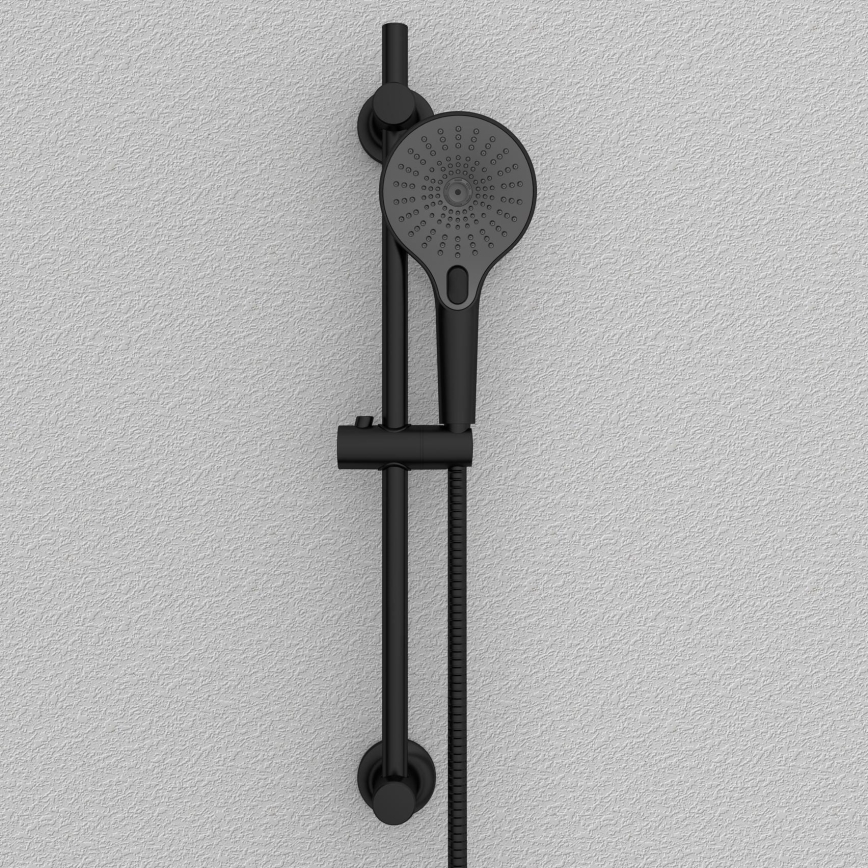 WENKO 25463100 - Zuhanyrúd LIBERTÀ 70 cm fekete