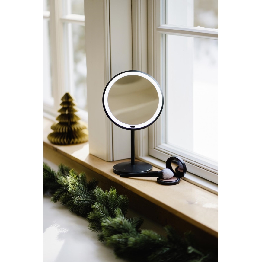 WENKO 25523100 - ONNO tükör 20x34 cm fekete