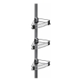 WENKO 25556100-sarokpolc PURIO 35,5x280 cm ezüst/szürke