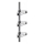 WENKO 25556100-sarokpolc PURIO 35,5x280 cm ezüst/szürke