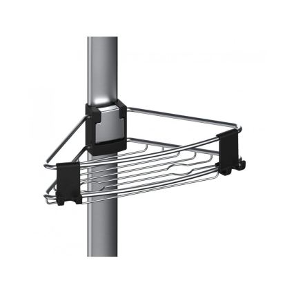 WENKO 25556100-sarokpolc PURIO 35,5x280 cm ezüst/szürke
