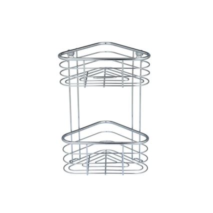 WENKO 25569100-Sarokpolc TRESTINA 25x35 cm rozsdamentes acél/ezüst