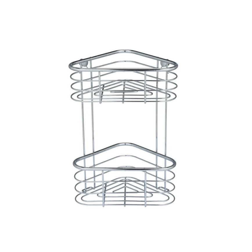 WENKO 25569100-Sarokpolc TRESTINA 25x35 cm rozsdamentes acél/ezüst