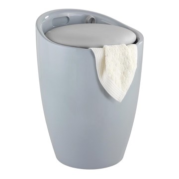 WENKO 25625100 - CANDY zsámoly 36x50,5 cm szürke/fekete