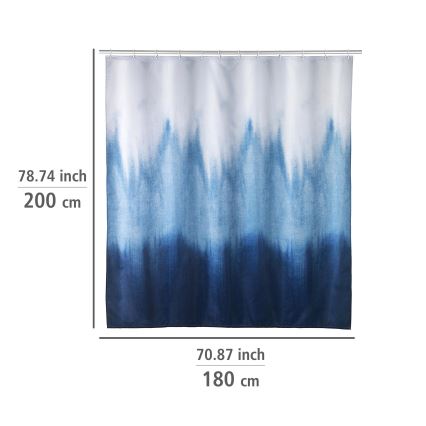 WENKO 25745100 - Zuhanyfüggöny ALARA 180x200 cm többszínű