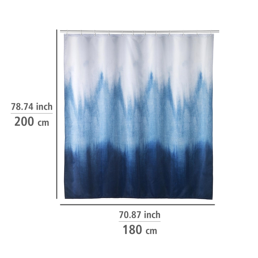 WENKO 25745100 - Zuhanyfüggöny ALARA 180x200 cm többszínű