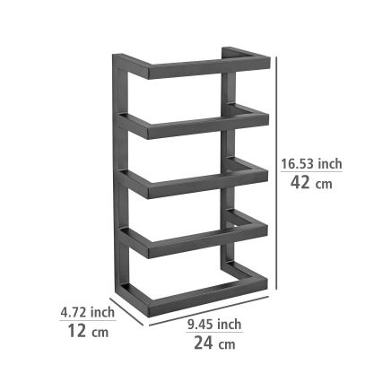 WENKO 25780100 - FONDIRO törölközőtartó 24x42 cm fekete
