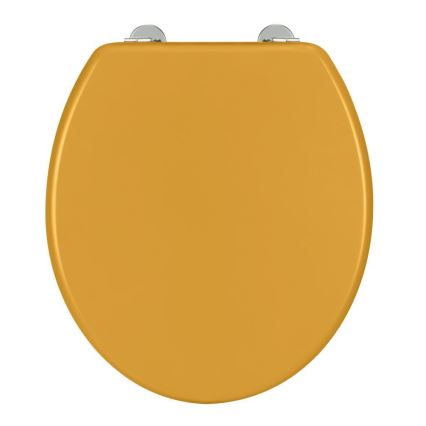 WENKO 25792100 - PRIMA WC-ülőke 37x41 cm sárga/ezüst