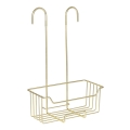 WENKO 25937100 - Zuhanykosár MILO 25x36 cm rozsdamentes acél/arany/átlátszó