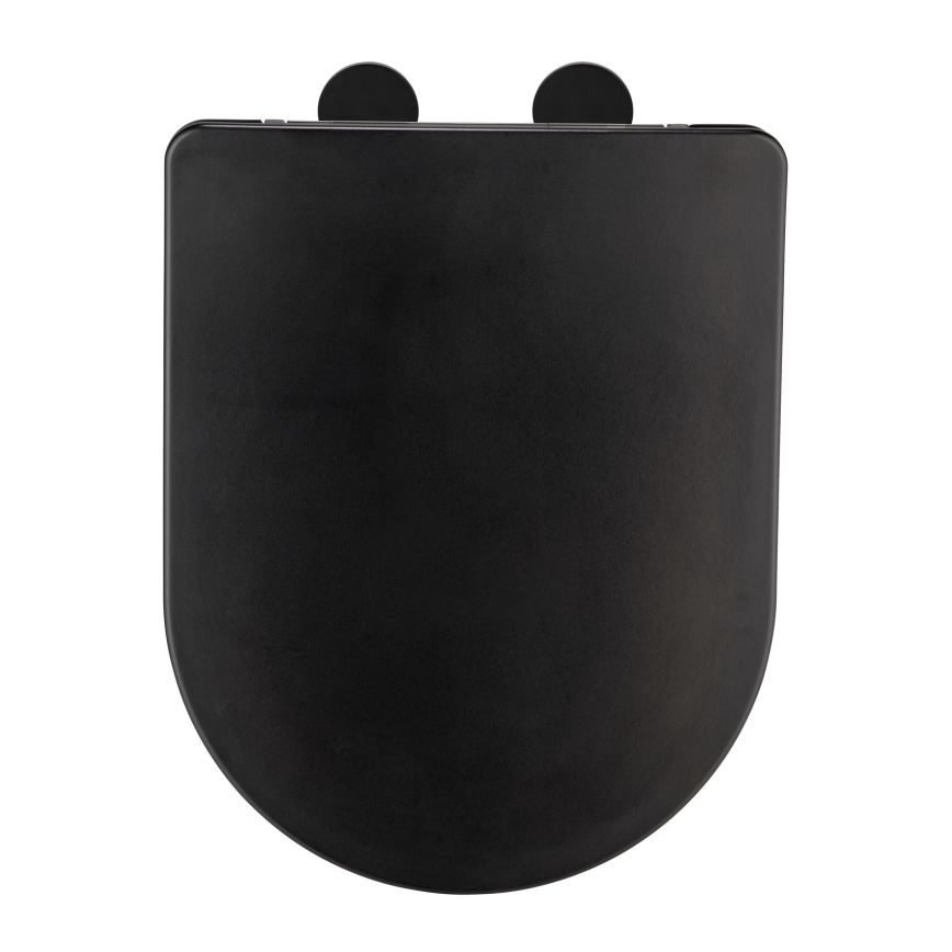WENKO 26029100 - WC-ülőke GALATI 46x36 cm fekete