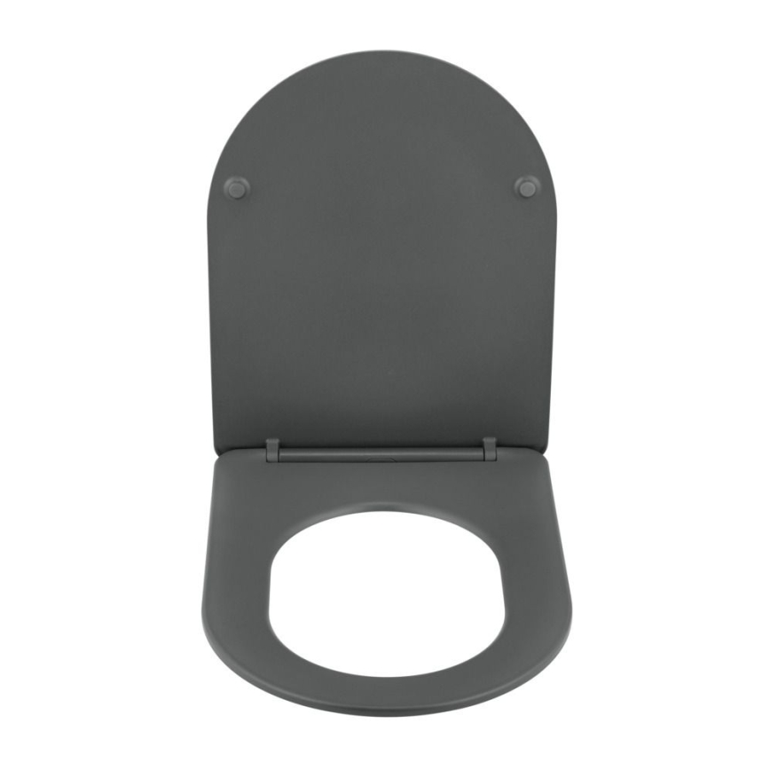 WENKO 26030100 - GALATI WC ülőke 46x36 cm antracit