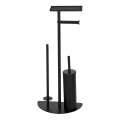 WENKO 26060100 - WC szett COSENZA 32,5x72 cm fekete