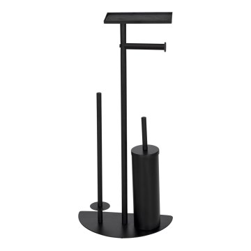 WENKO 26060100 - WC szett COSENZA 32,5x72 cm fekete