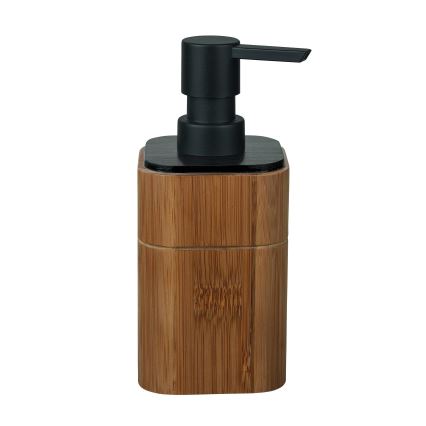 WENKO 26102100 - Szappanadagoló SERRO 7,5x16,5 cm barna/fekete