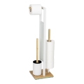 WENKO 26214100 - RIVALTA WC szett 18x70 cm barna/fehér