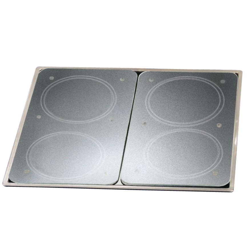 WENKO 2712663100 - Fedőlap 30x52 cm átlátszó/szürke