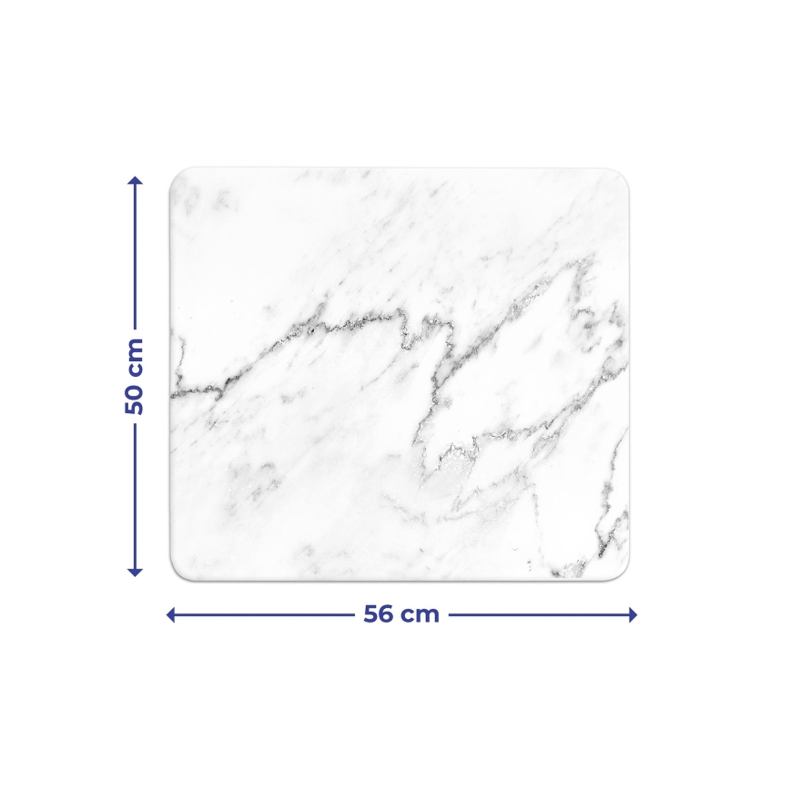 WENKO 2712929500 - Vágódeszka / fedőlap - NEUTRAL 56x50 cm színes/átlátszó