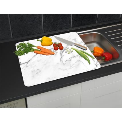 WENKO 2712929500 - Vágódeszka / fedőlap - NEUTRAL 56x50 cm színes/átlátszó