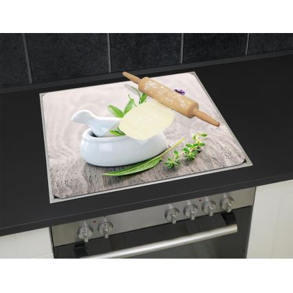 WENKO 2712940500 - Élelmiszerbiztos fedőlap 56x50 cm színes/átlátszó