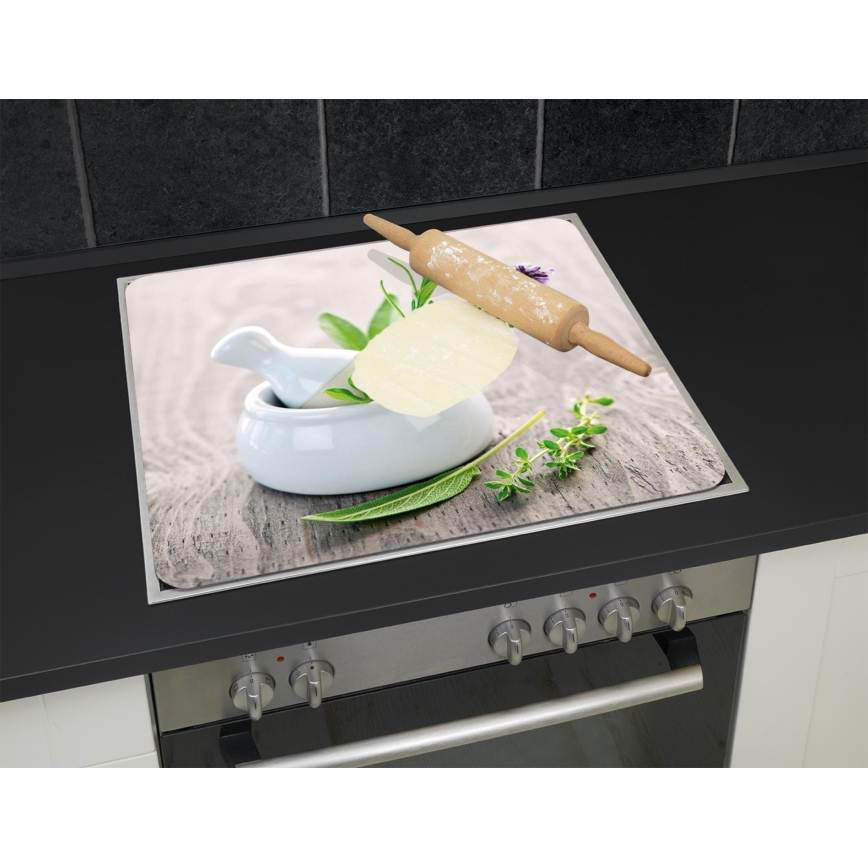 WENKO 2712940500 - Élelmiszerbiztos fedőlap 56x50 cm színes/átlátszó