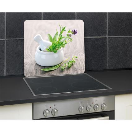 WENKO 2712940500 - Élelmiszerbiztos fedőlap 56x50 cm színes/átlátszó