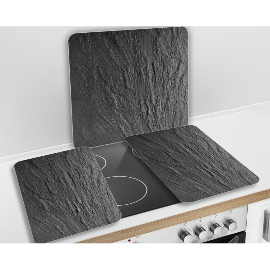 WENKO 2712984500 - ABDECKPLATTE fedőlap - NEUTRAL 56x50 cm fekete/átlátszó