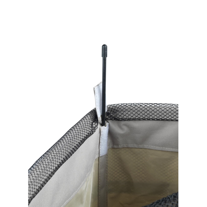 WENKO 3450117100 - Szennyeskosár CORNO 18,5x60 cm bézs/fekete