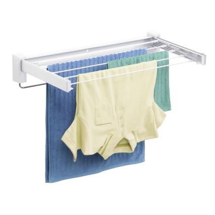 WENKO 3770013100 - Ruhaszárító BUTTERFLY 70x13,5 cm ezüst/fehér