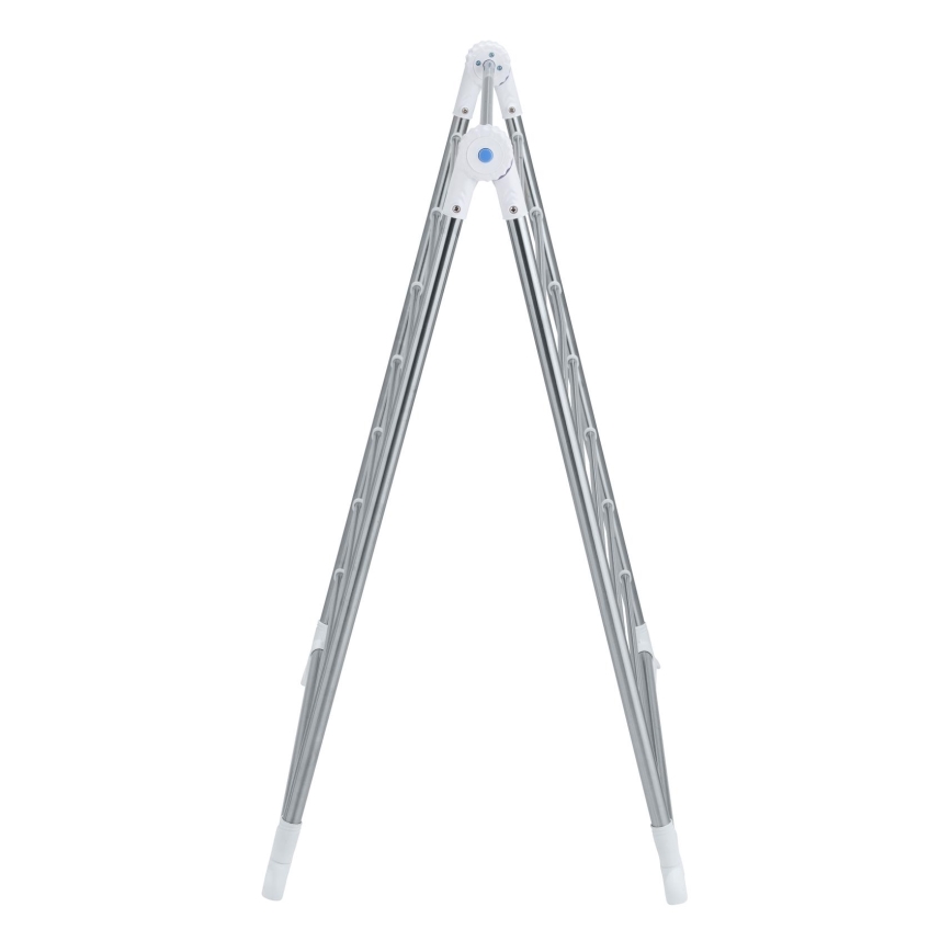 WENKO 3772020100 - PROFI szárítóállvány 65x150 cm rozsdamentes acél/ezüst/fehér