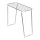 WENKO 3774020100 - Ruhaszárító PROFI SINGLE 87x79 cm rozsdamentes acél/ezüst/fehér