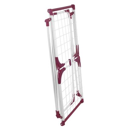 WENKO 3774021100 - Ruhaszárító állvány SUMMER DRY 153x76 cm fehér/rózsaszín