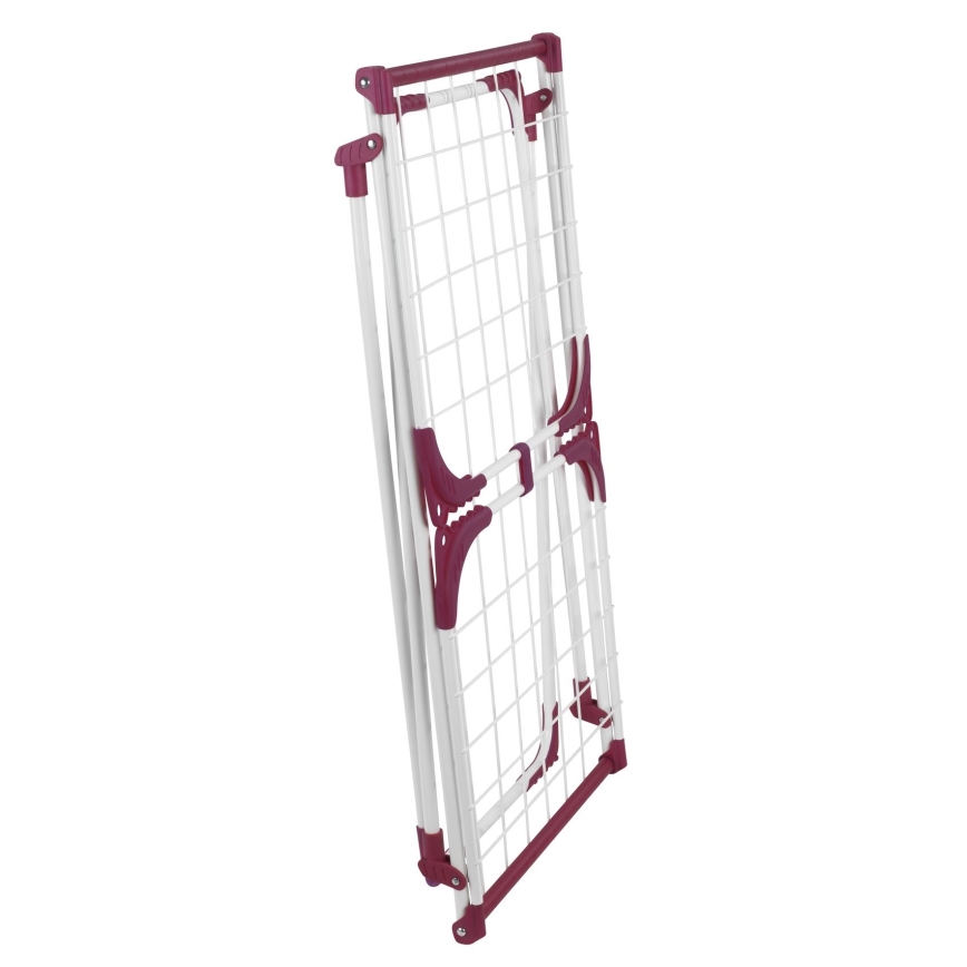 WENKO 3774021100 - Ruhaszárító állvány SUMMER DRY 153x76 cm fehér/rózsaszín