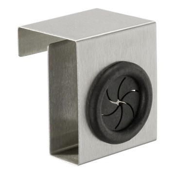 WENKO 4368060100 - PUSH kampó 5x6 cm ezüst/fekete