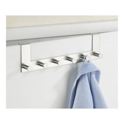 WENKO 4468060100-Akasztó CELANO 39x11 cm rozsdamentes acél/ezüst