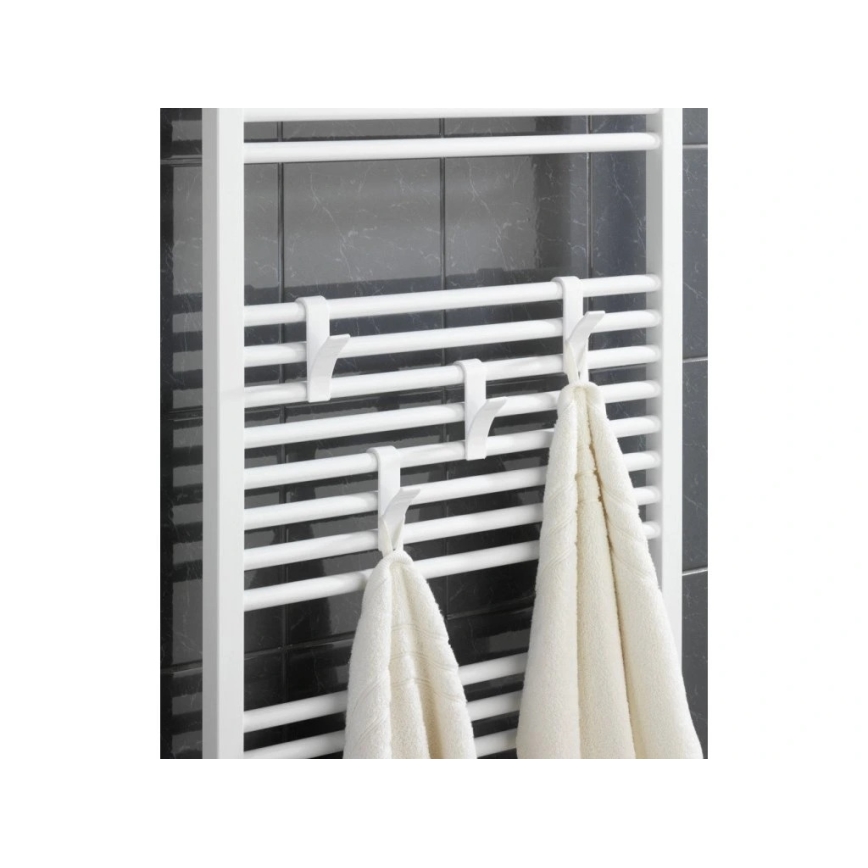 WENKO 4468160100-Kampók 2,5x10,5 cm fehér