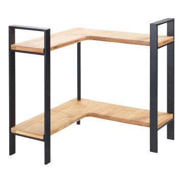 WENKO 53028100 - LOU polc 30x33 cm fekete/barna