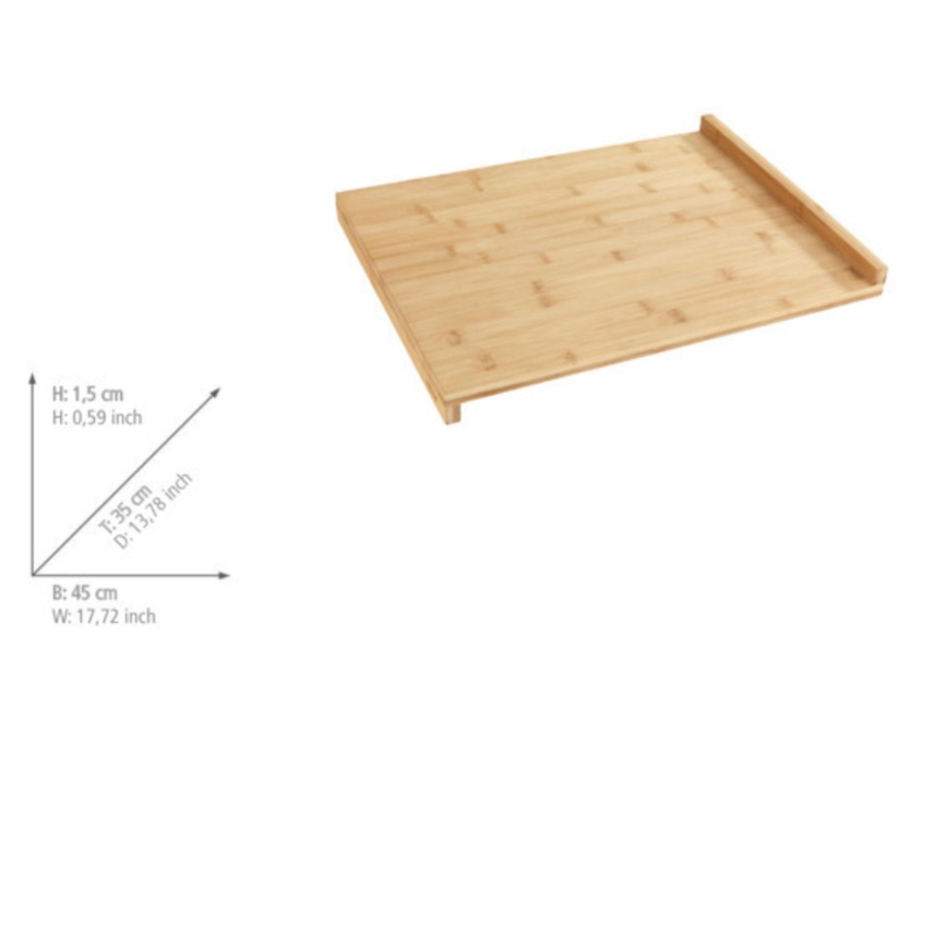 WENKO 53033100 - Vágódeszka 45 x 35 cm, barna
