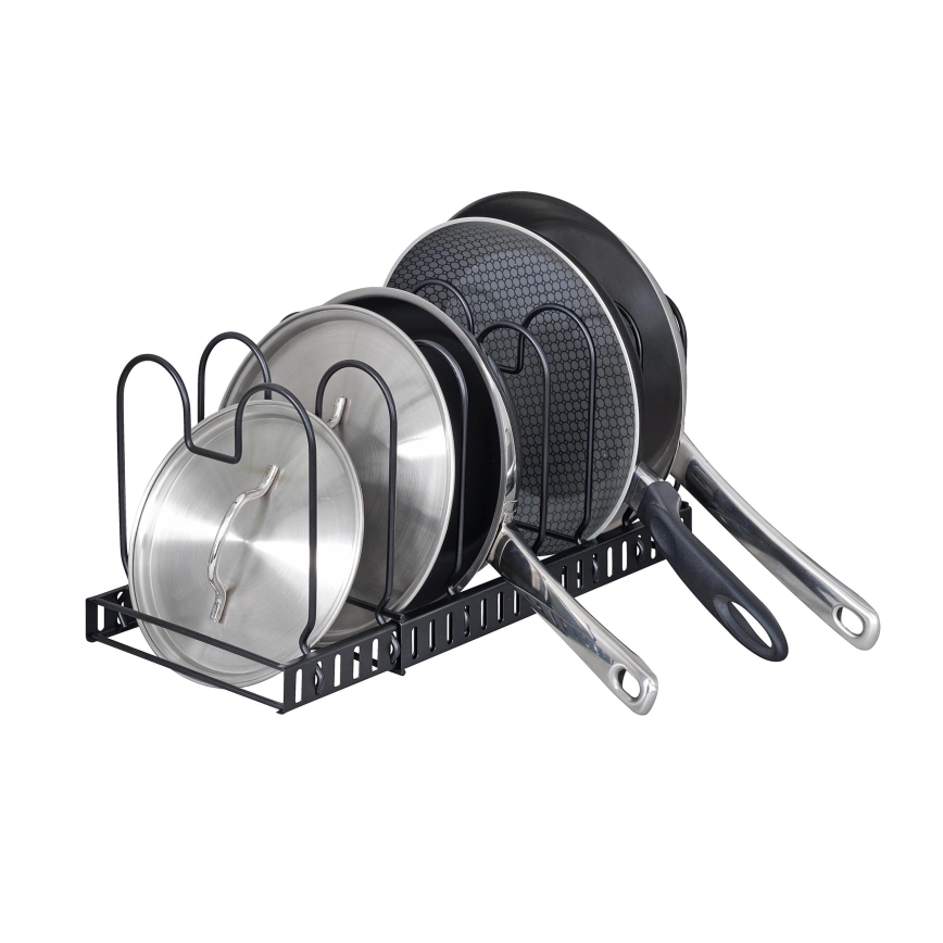 WENKO 53149100 - Fedőtartó és serpenyőtartó 18x18 cm fekete