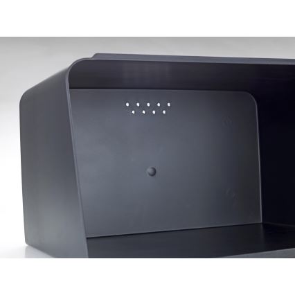 WENKO 54098100 - KUBO kenyértartó 35x26,5 cm fekete/barna