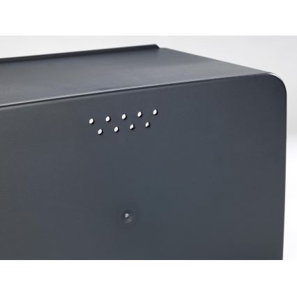 WENKO 54098100 - KUBO kenyértartó 35x26,5 cm fekete/barna