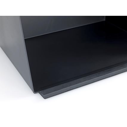 WENKO 54098100 - KUBO kenyértartó 35x26,5 cm fekete/barna