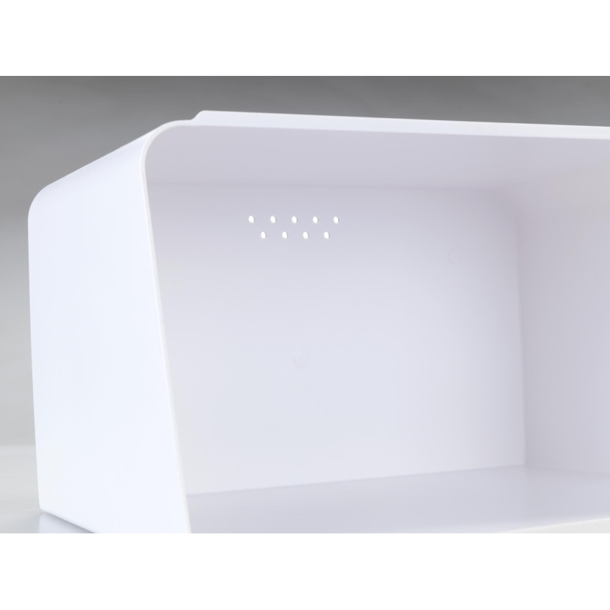 WENKO 54099100 - KUBO kenyértartó 35x26,5 cm fehér/barna