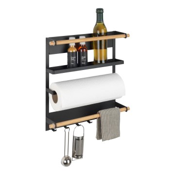 WENKO 54114100 - MAGNA rendszerező 33x34 cm fekete/barna