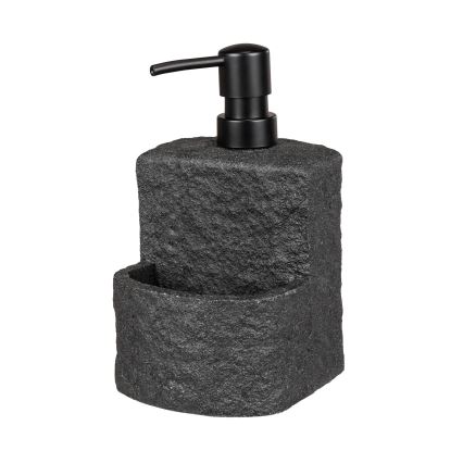 WENKO 54667100 - Szappanadagoló FESTIVAL 10,5x18 cm fekete