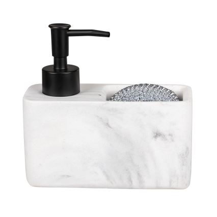 WENKO 54668100 - RESA szappanadagoló 14,5x14,3 cm fehér/fekete